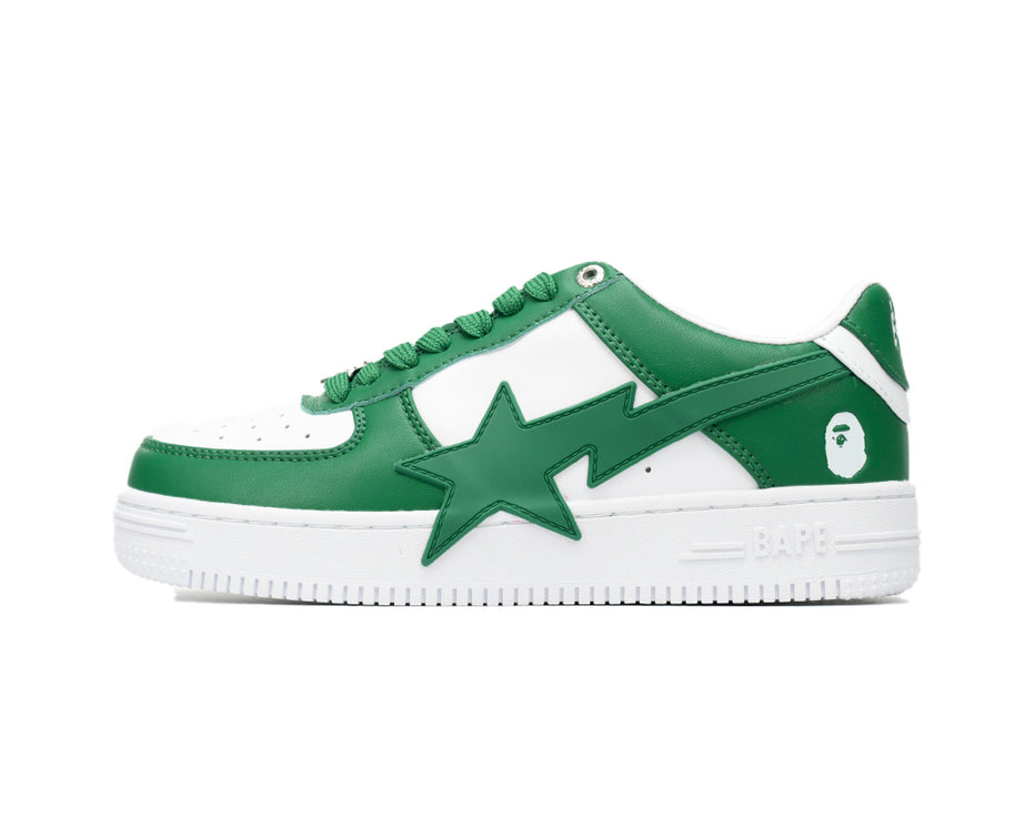 Bape Sta Low "White Green Star"