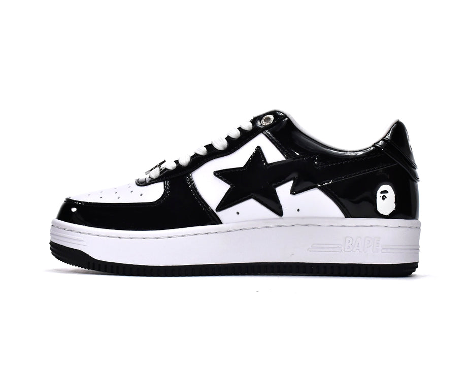 Bape Sta Low "Black White"