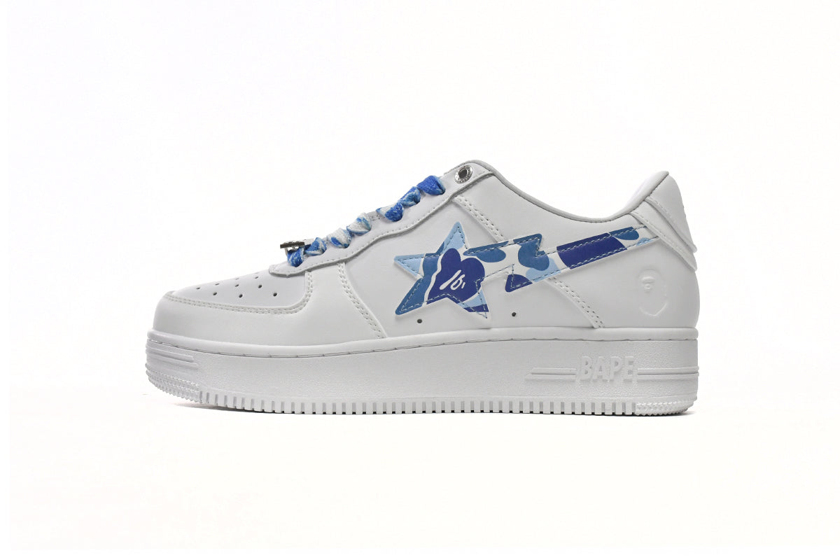 Bape Sta Low ABC Camo White Blue