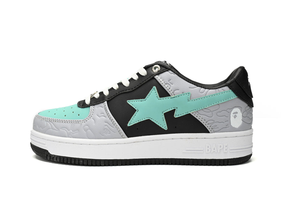 Bape Sta Low "Gris Negro Verde"