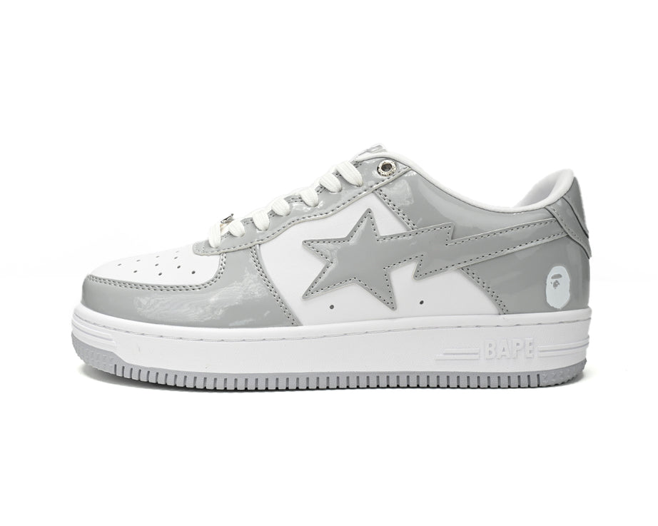 Bape Sta Low "White Grey Rao Noodles"