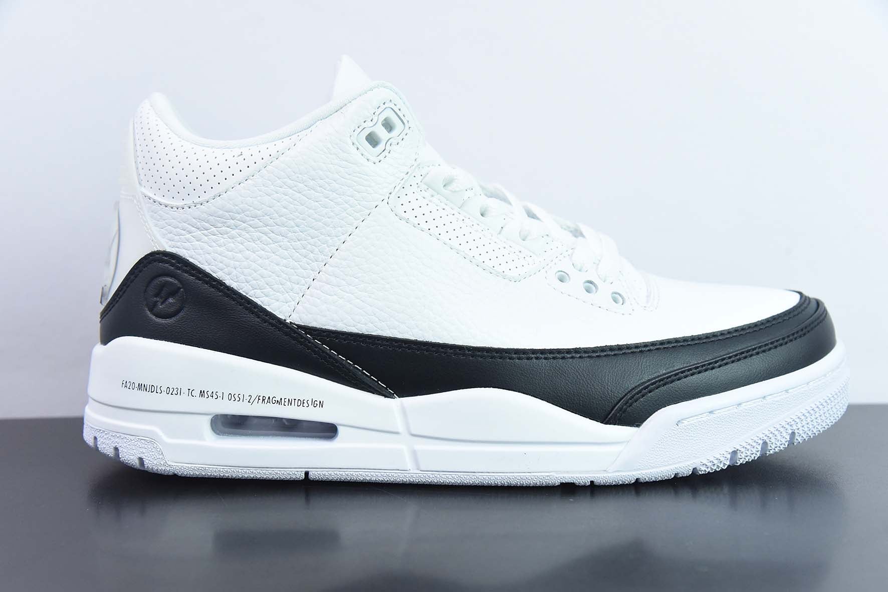 Air Jordan 3 x Fragment White Black My Store