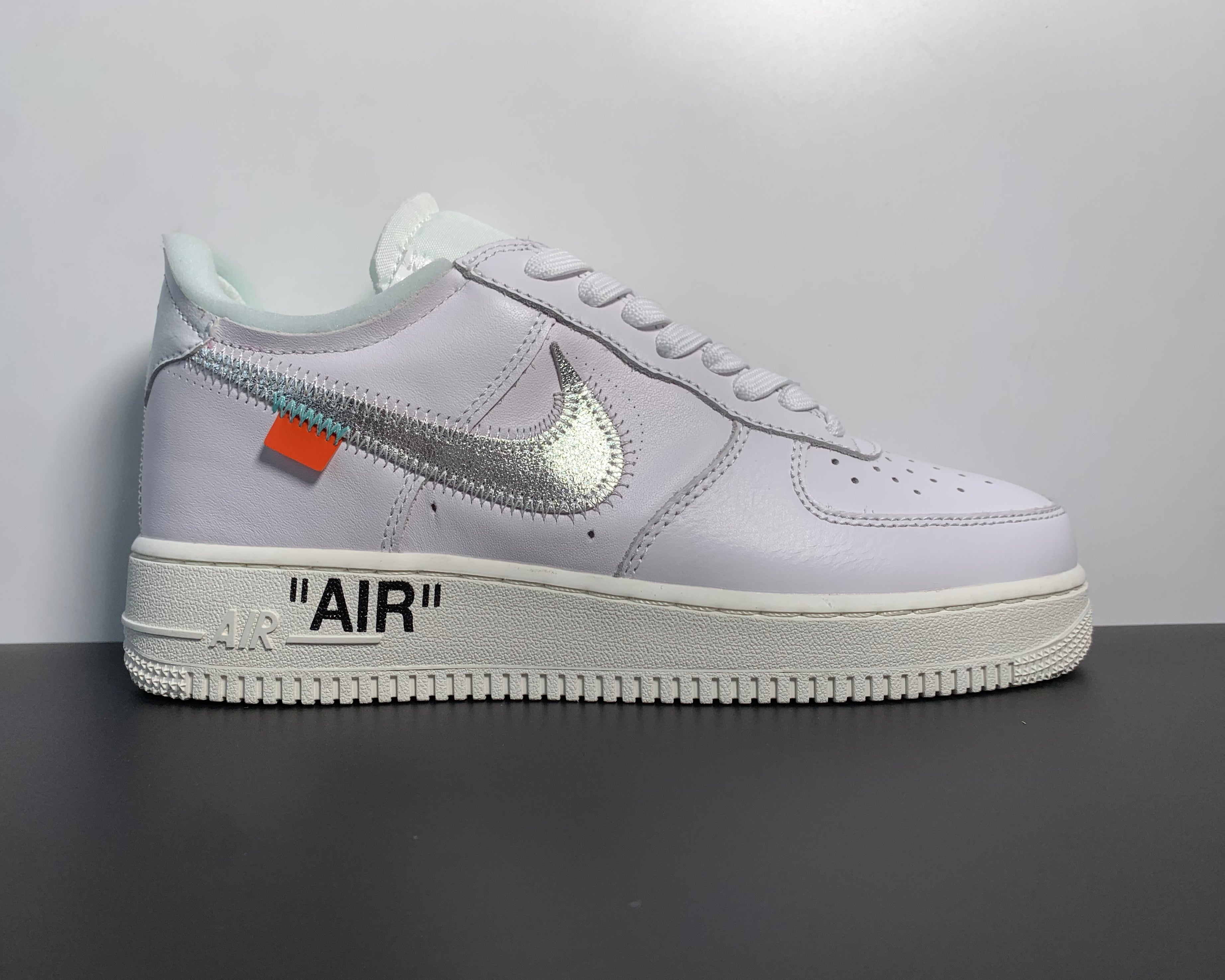 Air Force 1 x OFF-WHITE "White/Metallic Silver-Sail" My Store