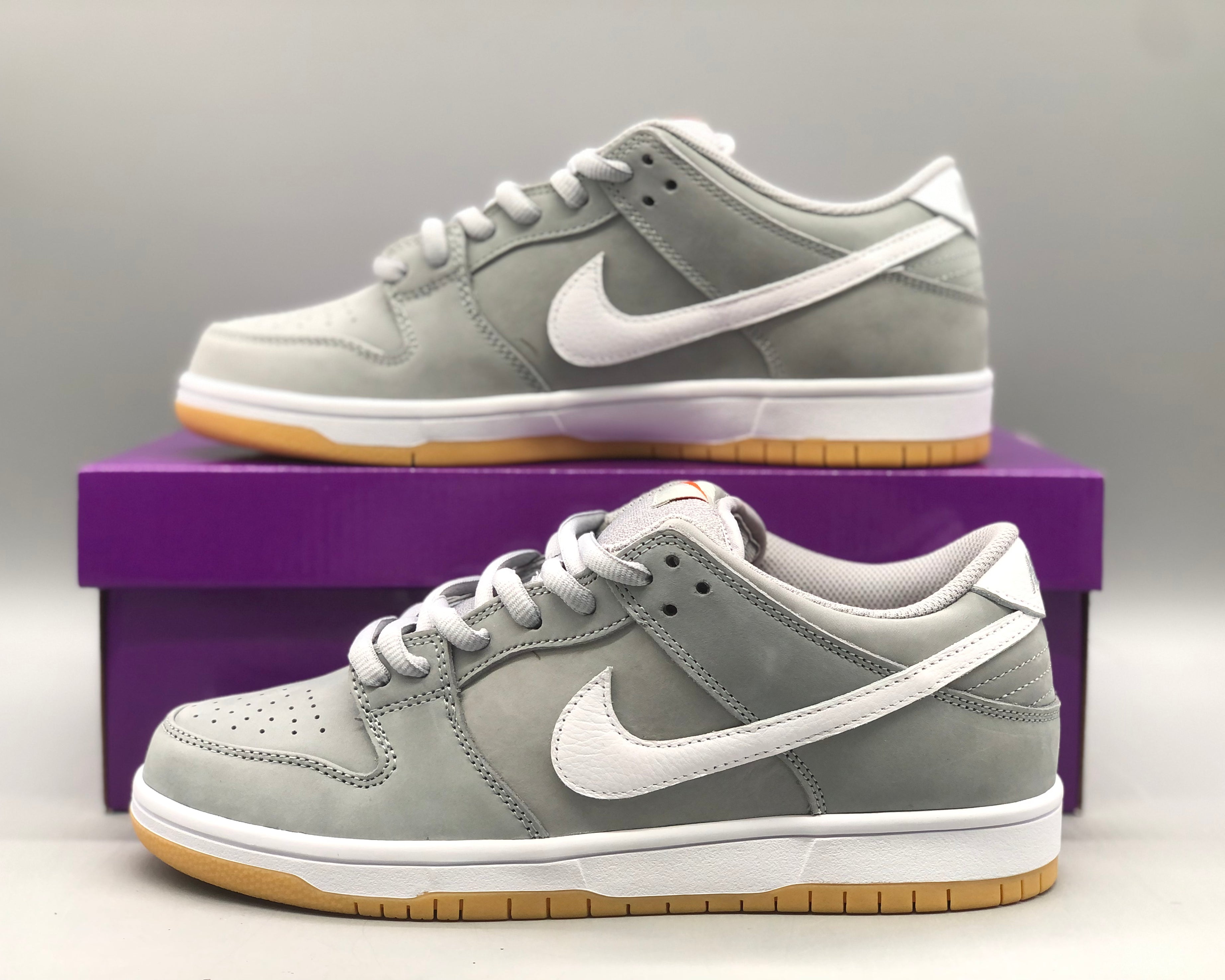 SB Dunk Low Pro "ISO Orange Label Wolf Grey Gum" My Store