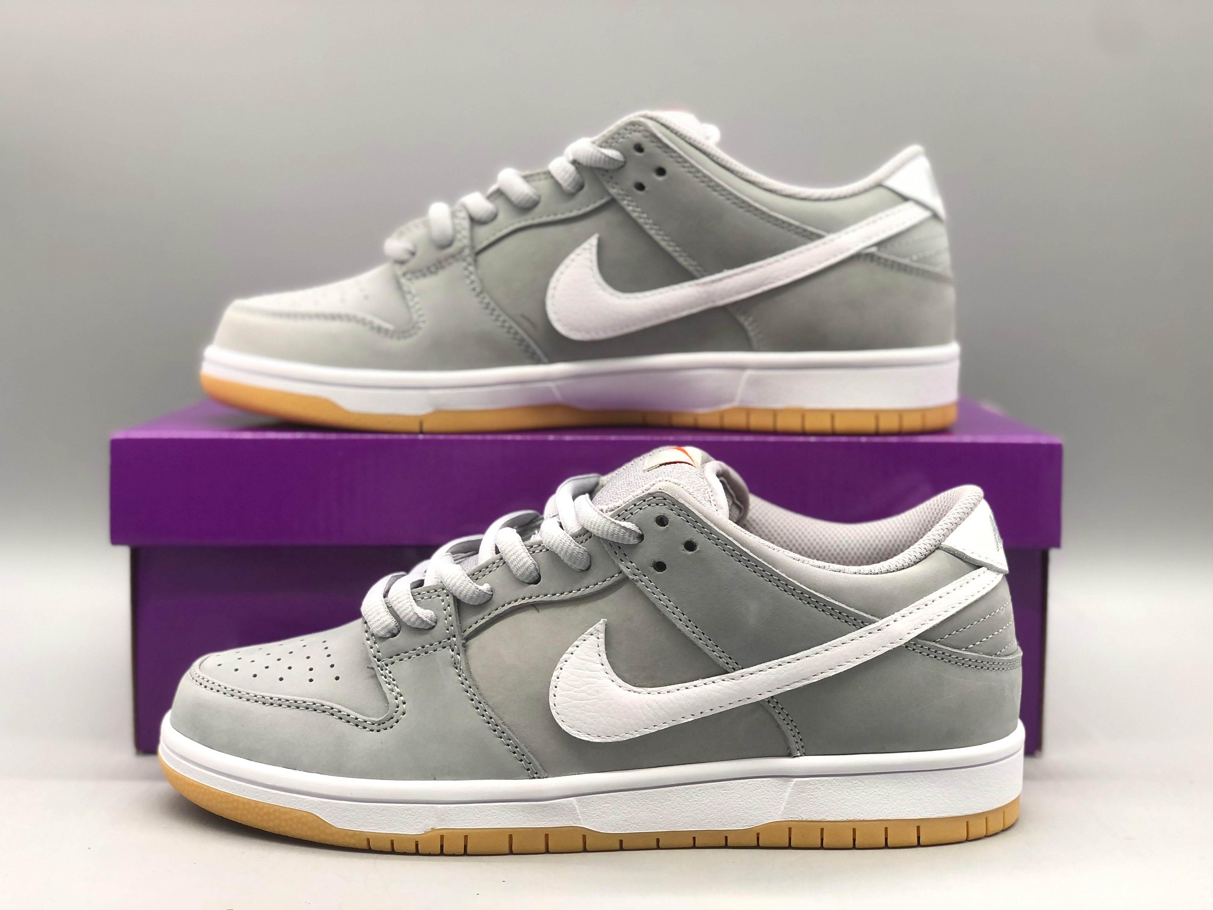 SB Dunk Low Pro "ISO Orange Label Wolf Grey Gum" My Store