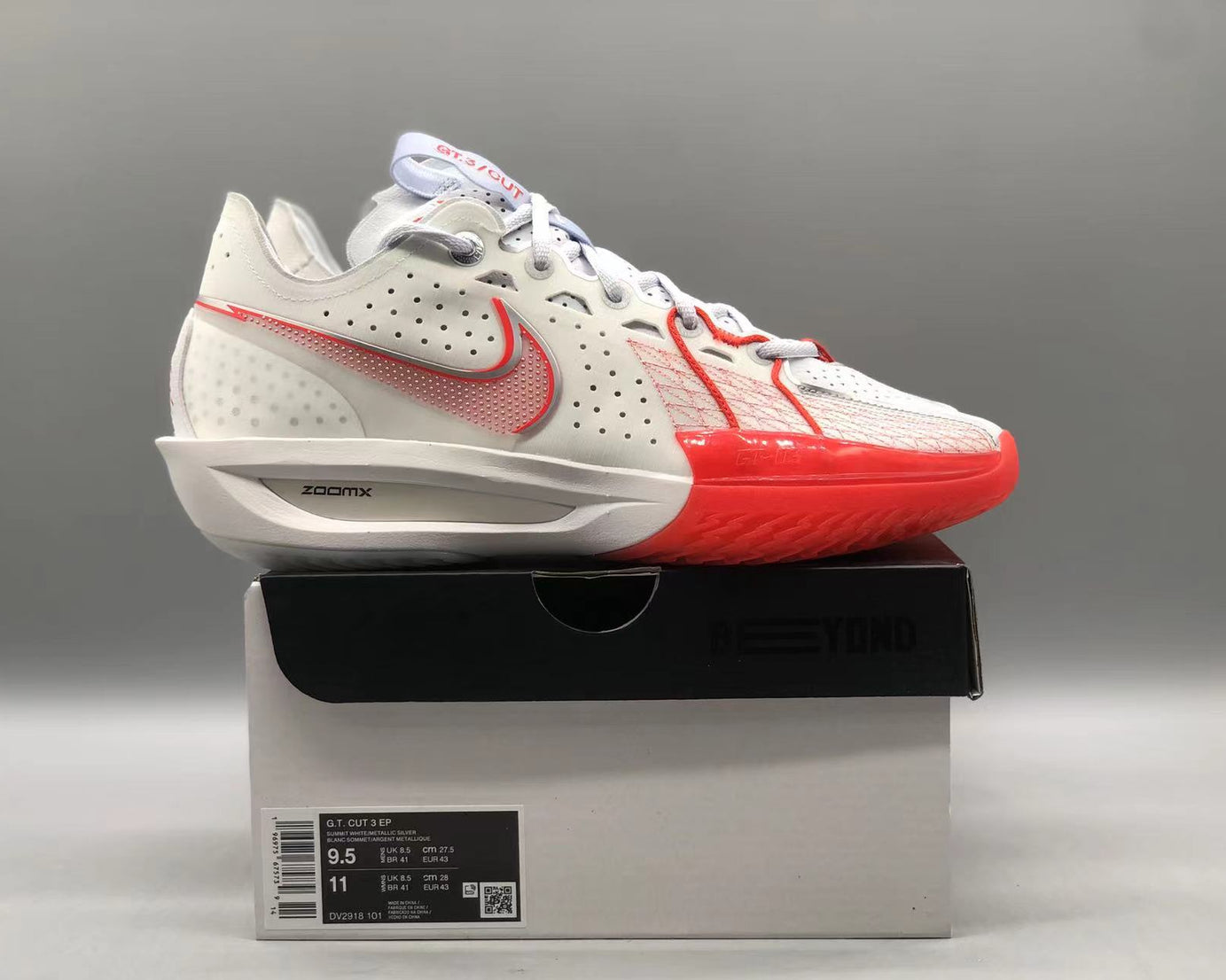 Zoom GT Cut 3 White Picante Red