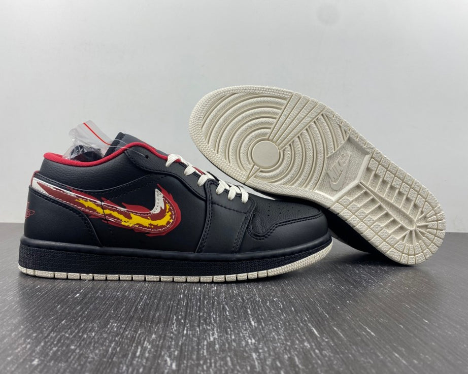 Air Jordan 1 Low "Fire Swoosh Custom" My Store