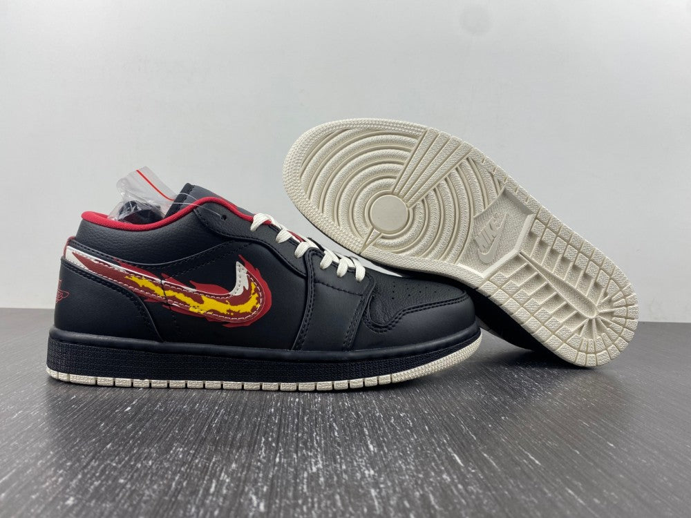 Air Jordan 1 Low "Fire Swoosh Custom" My Store